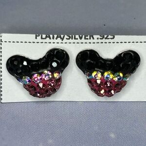 Disney Women's Black and Pink Jewellery
